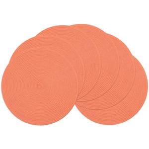 lot 17819 image: SHACOS Round Braided Placemats Set of 6, 15 Inch