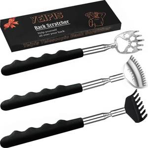 lot 18333 image: Yeipis 3 Pack Telescoping Back Scratcher Set