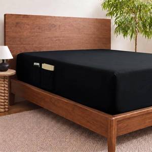 lot 18347 image: Cathay Home Twin XL Fitted Sheet Double-Sided Pockets