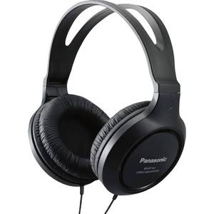 lot 18361 image: Panasonic RP-HT161-K Over-Ear Wired Headphones