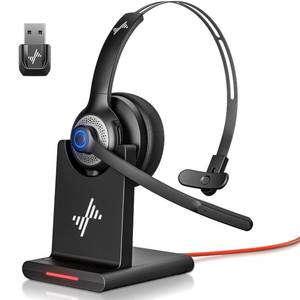 lot 18365 image: JIAMQISHI Bluetooth Wireless Headset with Microphone