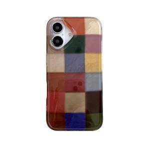 lot 18371 image: Reoomukk Checkered Phone Case for iPhone 17