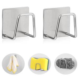 lot 18376 image: Luckyiren Stainless Steel Sponge Holder 2-Pack
