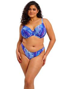 lot 18378 image: Elomi Swim Maluku Island Underwire Plunge Bikini Top 34JJ