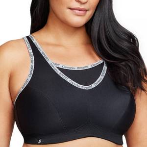 lot 18405 image: Glamorise Camisole Sports Bra Wirefree Full Figure #1066 - 36J