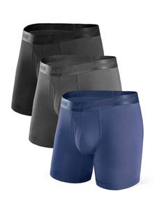 lot 18412 image: David Archy Mens Modal Boxer Briefs 347 Pack