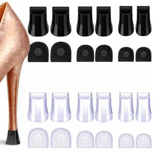 lot 18422 image: Grepol-V Heel Caps 24-Piece Set Multiple Sizes