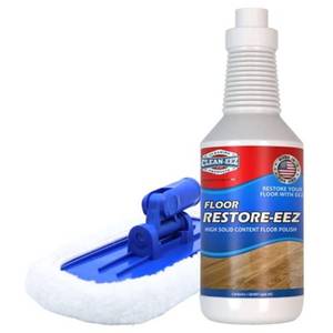 lot 18437 image: Clean-eez Floor Restorer & Polish with Microfiber