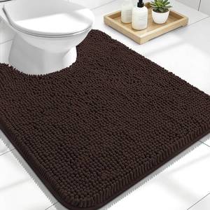 lot 18444 image: OLANLY Toilet Rug U-Shaped 24x20 Chenille