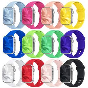 lot 18447 image: 12-Pack Silicone Sport Bands for Apple Watch