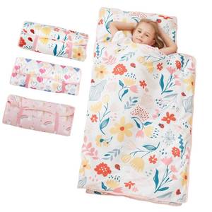 lot 18462 image: Softan Toddler Nap Mat with Pillow and Blanket
