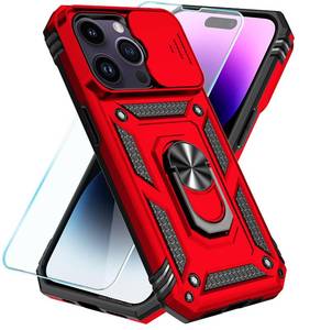 lot 18483 image: SunStory iPhone 14 Pro Max Case with Rotating Ring Kickstand