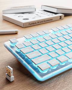 lot 18487 image: SEUNKWANG EWEADN X7S Wireless Keyboard Blue Backlit