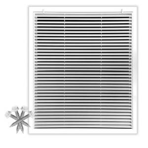 lot 19000 image: HVAC Premium 16 X 25 Aluminum Return Filter Grille for 1 Filter - Easy Airflow - Linear Bar Grilles Overall Size 18.5w X 27.5h