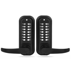 lot 19038 image: New Upgrade Double Sided Keyless Door Lock with Handle, Waterproof Double Sided Keypad Door Lock