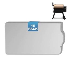 lot 19974 image: BAC520 Traeger Drip Tray Liner Replacement for Traeger PRO 780 - 15 Pack