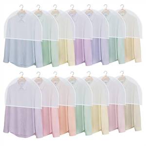lot 20156 image: Patelai 4 Pcs Flat Shoulder Covers for Clothes Translucent