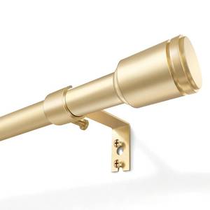 lot 20175 image: Curtain Rods 30-90 Inch, Adjustable Gold Curtain Rods for Windows 1 Pack