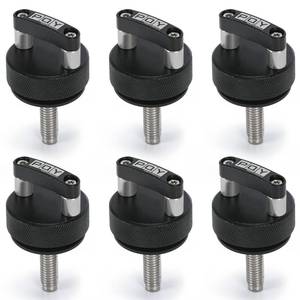lot 20179 image: PQY Hard Top Quick Removal Bolts Thumb Screws Compatible with Jeep JK JL