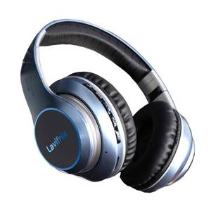 lot 20209 image: Bluetooth Wireless Headphones, Over Ear LED Light Up Headset with Mic,Hi-Fi Stereo Foldable WirelessWired,Micro SDTF, FM for Adult Teen Kid for PhoneSamsungPadPCKindleLaptopTV(Blue)
