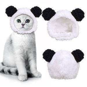lot 20273 image: JOICEE Cute Cat Costume Warm Bear Hat Adjustable Headwear for Small Pets