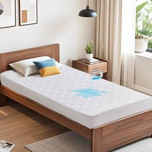 lot 20294 image: BEDLORE Waterproof Mattress Protector, Twin Size Mattress Pad