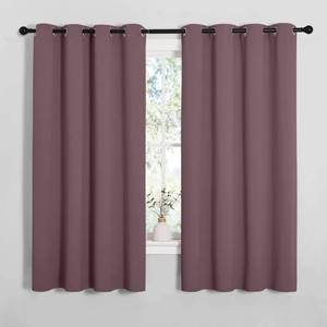 lot 20302 image: NICETOWN Bedroom Blackout Curtain Panels 1 Pair 55 by 68-inch Dry Rose