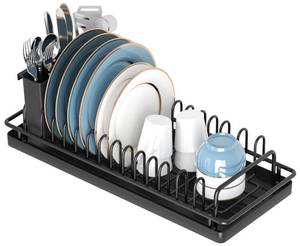 lot 1966 image: XYZLVSI Compact Small Dish Drying Rack, RV Dish Rack for Kitchen Counter