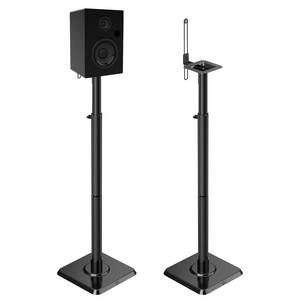 lot 1993 image: Mounting Dream Height Adjustable Speaker Stands for Bookshelf Speakers