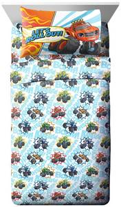 lot 2002 image: Jay Franco Kids Sheet Set with Fitted, Flat Sheets & Pillow Cover - Ultra-Soft Bedding with Pillowcase for Room Decor, Multi - Blaze, 3 Piece Toddler