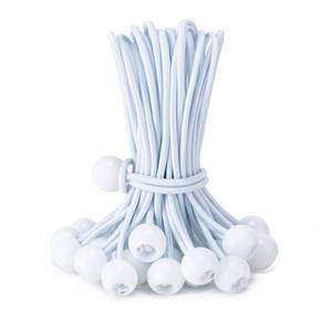 lot 2027 image: A 30 Pack Ball Bungee Cord, Heavy Duty Bungie Cord Balls (6,White)