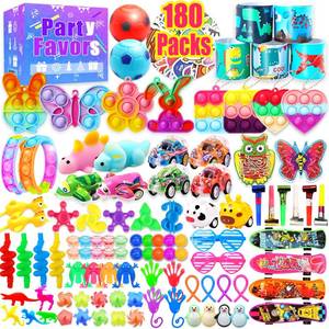 lot 2028 image: Wuridiwa 180 Party Favors for Kids, Fidget Toys Bulk, Treasure Box Toys for Classroom Prizes, Goodie Bag Stuffers Pinata Fillers, Carnival Birthday Stocking Stuffers for Boys Girls, Prize Box Toy