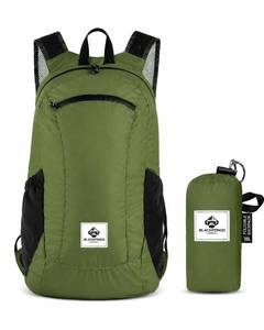 lot 2032 image: Blackpongo 18L Packable Daypack, Lightweight Foldable Backpack for Travel, Airplane Carry On, Hiking, Camping, Water-Resistant Small Backpack for Men Women (Green)