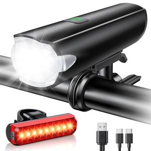 lot 2040 image: SUYIWEE 2026 New 1200LM Wide Angle Bike Lights for Night Riding, 35 Modes & IP65 Waterproof Bicycle Lights Front and Rear, Long-Lasting USB Rechargeable for Powersports Accessory Light