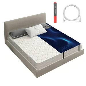 lot 2057 image: BESTING Grounding Mat for Bed with Anti-Slip PU Leather, 2776, Black