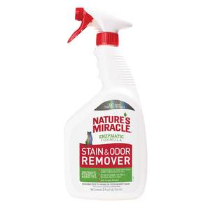 lot 2065 image: Natures Miracle Cat Stain and Odor Remover With New Odor Control Formula 32 Ounce Spray