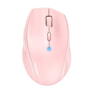 lot 2079 image: TECKNET Bluetooth Mouse, 4800 DPI Computer Mouse, 2-Year Battery Wireless Mouse 6 Adjustable DPI, 6 Buttons Compatible with LaptopWindowsComputer(Pink)