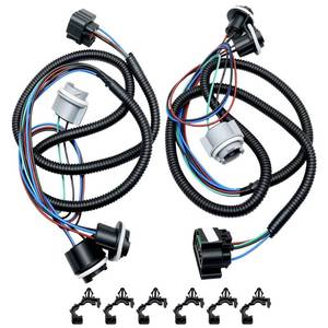 lot 4028 image: Left & Right Tail Light Wiring Harness Silverado