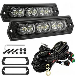 lot 7377 image: 2PCS 7 120W Flush Mount LED Pods, Spot Beam LED Reverse Driving Lights