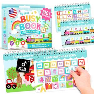 lot 7387 image: My First Busy Book Screen Free Activities for Toddlers 3-5 Activity Books