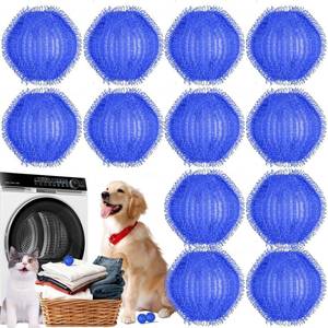lot 8006 image: Pet Hair Remover for Laundry, Reusable Hair Catcher Balls for Pet Homes