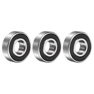 lot 8033 image: uxcell 3 Pcs 1622-2RS Deep Groove Ball Bearing 916 x 1-38 x 716 Double Rubber Sealed, Chrome Steel Bearings