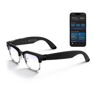 lot 8043 image: KWENRUN AI Smart Glasses with 8MP Camera, 1080P Video & HD Photo, Bluetooth Audio, AI Voice Assistant, Real-Time Translation, Object Recognition, Noise-Cancel Calls, Music, Photochromic Lenses