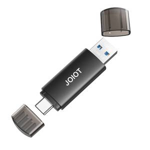 lot 8058 image: JOIOT 128GB USB C Flash Drive Dual USB 3.0 Flash Drive Type C  USB A Portable Type-C Flash Drive 2-in-1 USB-C Thumb Drive for Smartphone Tablet Computer Mac iPhone 15 Black