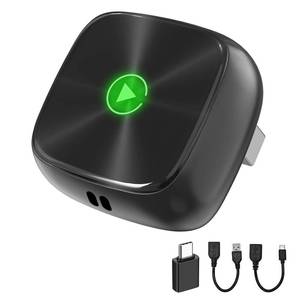 lot 8070 image: HISSIMO 2-in-1 Wireless CarPlay & Android Auto Adapter, Mini Dongle