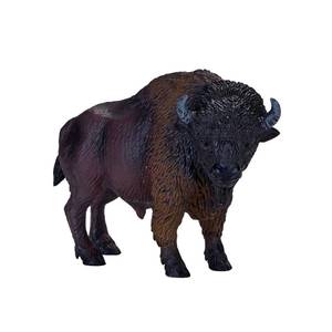 lot 8076 image: MOJO �� American BisonBuffalo  Hand-Painted Toy Figure  Wildlife Collection  True to Life & Highly Detailed  Designed in UK