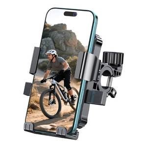 lot 8494 image: Prjrsme Bike Phone Holder, Handlebar Phone Mount for Bike and Motorcycle, Electric Scooter Mountain Bike, Adjustable Cell Phone Holder,Secure Holder for 4.7-6.8 Inch All Cell Phones