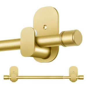 lot 9128 image: HOTOZON Curtain Rods No Drilling 16 to 30 Inch, 58 Diameter, Gold