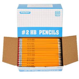 lot 9143 image: Rarlan Wood-Cased #2 HB Pencils, Pre-sharpened, 200 Count Bulk Pack