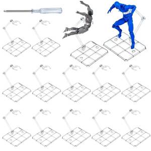 lot 9155 image: Action Figure Stand 12PCS Display Holder for HG RG SD SHF Gundam 1144